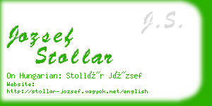 jozsef stollar business card